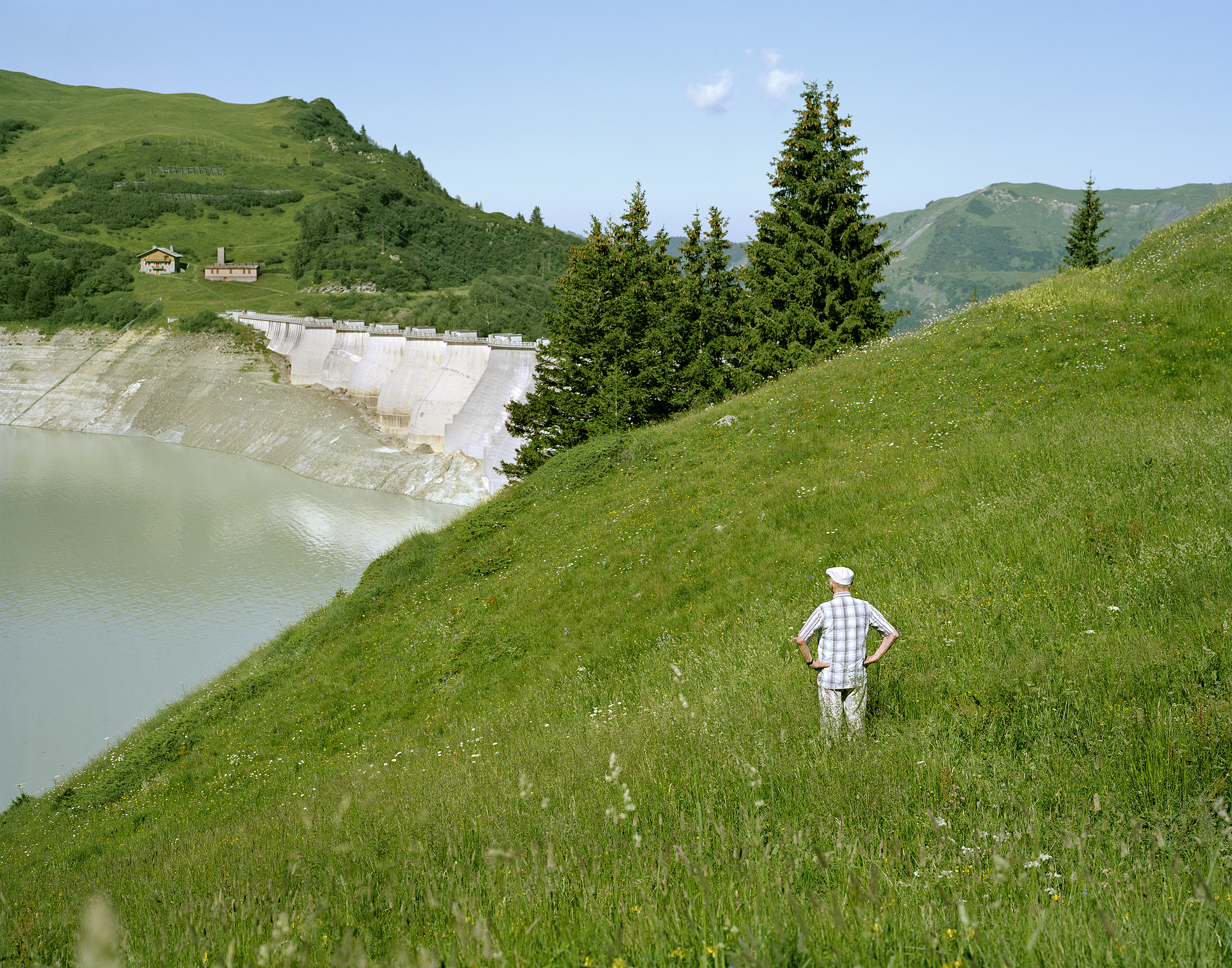 Dam and Man in Savoy