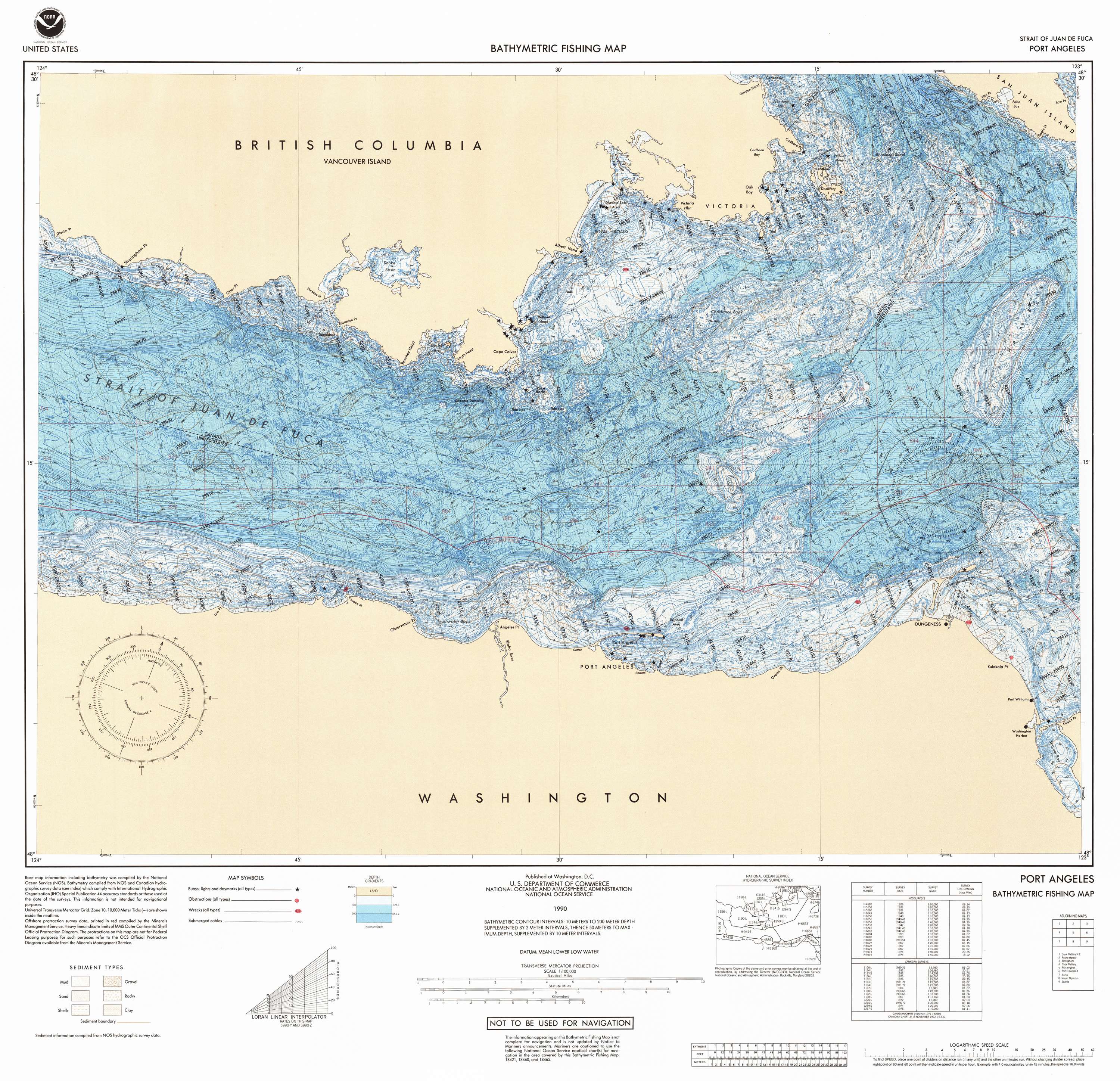 Bathymetric Fishing Maps