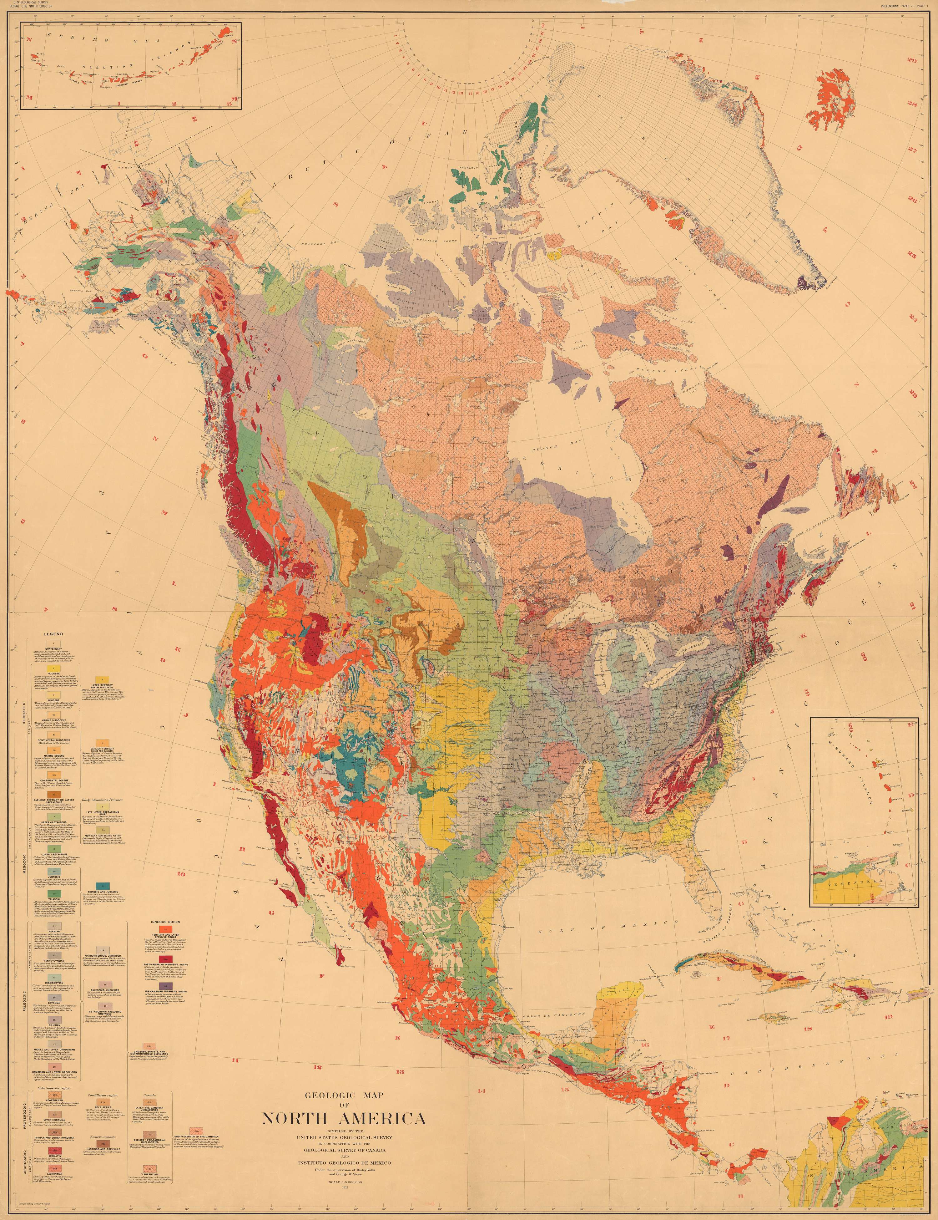 Geologic Map of North America